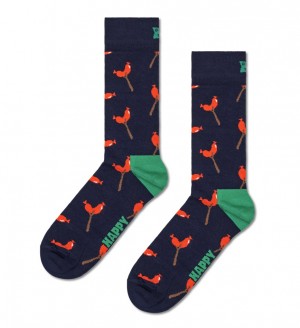 Happy Socks Sausage Socken Unisex Navy | Schweiz 38452YEPI