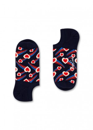 Happy Socks Shooting Heart Sneaker Liner Socken Unisex Mehrfarbig | Schweiz 23481PQNK