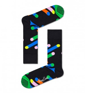 Happy Socks Shooting Star Socken Unisex Schwarz | Schweiz 65490ZWFP