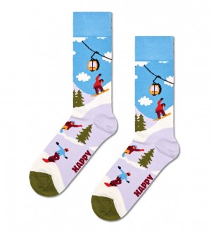 Happy Socks Snowboard Socken Unisex Hellblau | Schweiz 69083PJLX