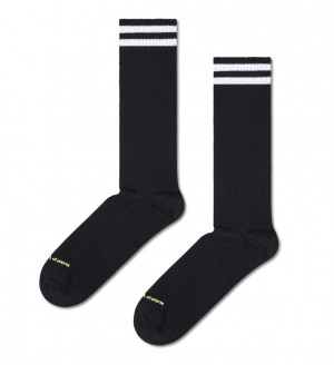 Happy Socks Solid Sneaker Socken Unisex Schwarz | Schweiz 05263JMLT