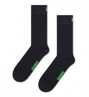 Happy Socks Solid Socken Unisex Schwarz | Schweiz 93128HDNW