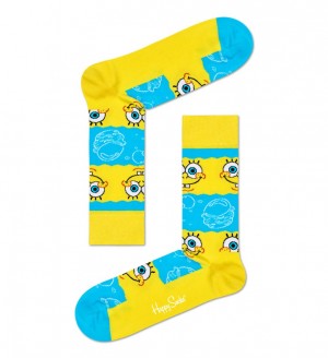 Happy Socks Sponge Bob 3-pack Gift Set Unisex Hellgelb | Schweiz 12697IDAK