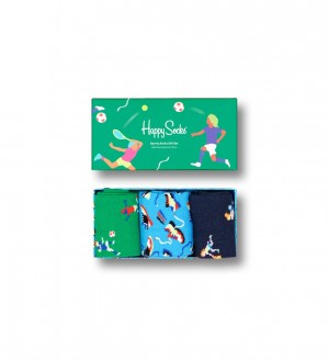 Happy Socks Sport 3-Pack Gift Set Kinder Grün | Schweiz 14085DXNW