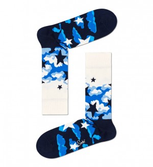 Happy Socks Stars Socken Unisex Weiß | Schweiz 16045BXMZ