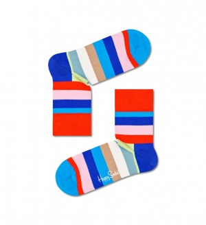 Happy Socks Stripe 1/2 Crew Socken Unisex Mehrfarbig | Schweiz 50467WIEQ