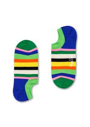 Happy Socks Stripe Sneaker Liner Socken Unisex Grün | Schweiz 01863UFMN