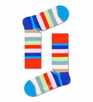 Happy Socks Stripe Socken Unisex Dunkelorange | Schweiz 49756EJVY