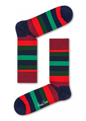 Happy Socks Stripe Socken Unisex Schwarz | Schweiz 60874IPOB