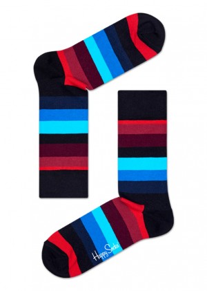 Happy Socks Stripe Socken Unisex Schwarz | Schweiz 28954YUOC