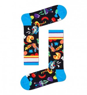 Happy Socks Summer Socken Unisex Schwarz | Schweiz 20158RJAY