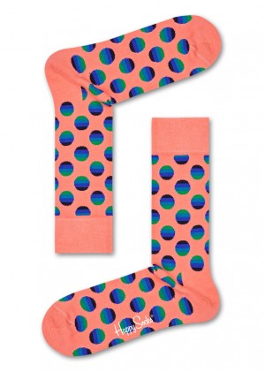 Happy Socks Sunrise Dot Socken Unisex Hellorange | Schweiz 56189OAUT