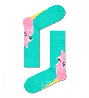 Happy Socks Surfs Up Socken Unisex Türkis | Schweiz 04129RFAI