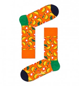 Happy Socks Taco Socken Unisex Orange | Schweiz 72153JNLE