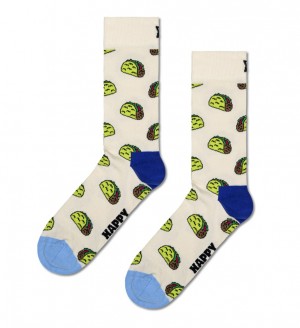 Happy Socks Taco Socken Unisex Weiß | Schweiz 31069COYG