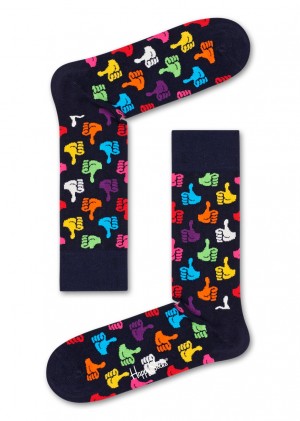 Happy Socks Thumbs Up Socken Unisex Navy | Schweiz 07526LZFU