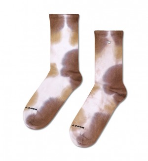 Happy Socks Tie-dye Studd Sneaker Socken Unisex Weiß | Schweiz 95614BNMG