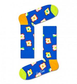 Happy Socks Toast Socken Unisex Blau | Schweiz 23970RKZP