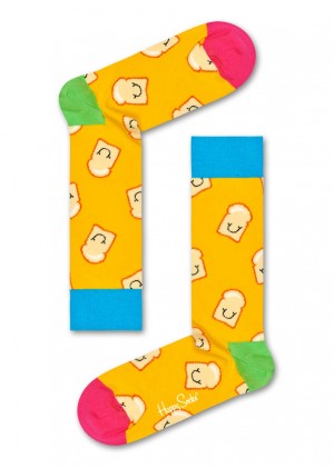 Happy Socks Toast Socken Unisex Gelb | Schweiz 21695NGQL