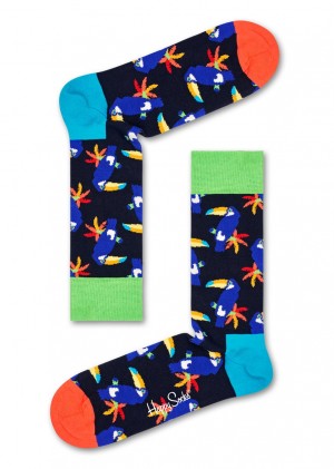 Happy Socks Toucan Socken Unisex Schwarz | Schweiz 43059EGTB