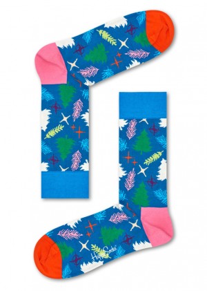 Happy Socks Tree Socken Unisex Blau | Schweiz 94617AQJO