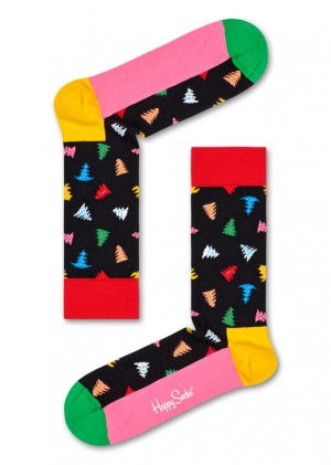 Happy Socks Trees And Trees Socken Unisex Schwarz | Schweiz 51789QPZW