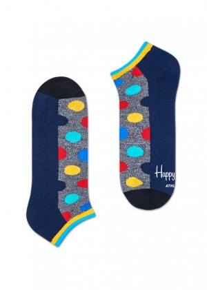 Happy Socks Turn Big Dot Low Socken Unisex Dunkelblau | Schweiz 86509POAI