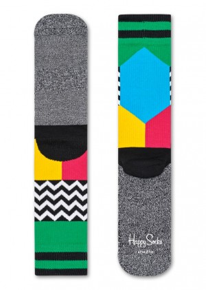 Happy Socks Turn Blocked Socken Unisex Grün | Schweiz 23807QUSM