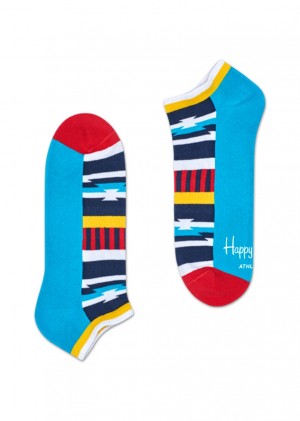 Happy Socks Turn Inca Stripe Low Socken Unisex Blau | Schweiz 90814FTJP