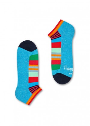 Happy Socks Turn Multi Stripe Low Socken Unisex Blau Rot | Schweiz 27130MGHJ