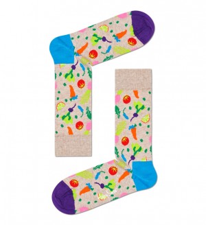 Happy Socks Veggie Socken Unisex Beige | Schweiz 34970NDPZ