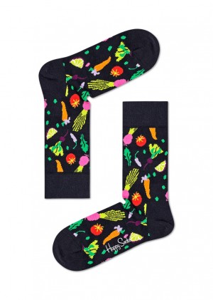 Happy Socks Veggie Socken Unisex Schwarz | Schweiz 71309NCAX