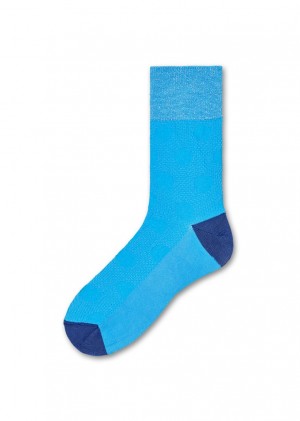 Happy Socks Viktoria Crew Socken Unisex Hellblau | Schweiz 97230ZXAI