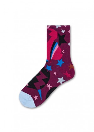 Happy Socks Viola Ankle Socken Unisex Lila | Schweiz 16728XWRO