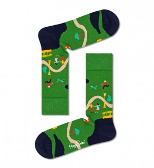 Happy Socks Walk In The Park Socken Unisex Dunkelgrün | Schweiz 01798ZSEJ