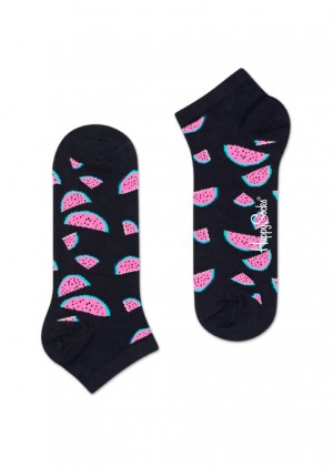 Happy Socks Watermelon Low Socken Unisex Schwarz Rosa | Schweiz 60481BNUZ