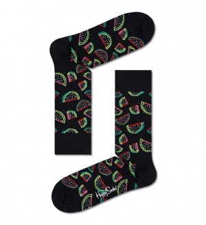 Happy Socks Watermelon Socken Unisex Schwarz | Schweiz 09471KLDM