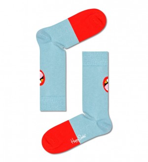 Happy Socks We Need To Talk Socken Unisex Hellblau | Schweiz 71085JNOQ