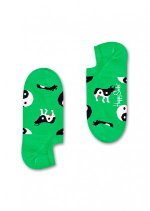 Happy Socks Yin Yang Cow Sneaker Liner Socken Unisex Grün | Schweiz 14690VMOG