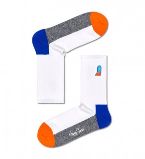 Happy Socks Your Choice 3/4 Crew Socken Unisex Weiß | Schweiz 47698FLMT