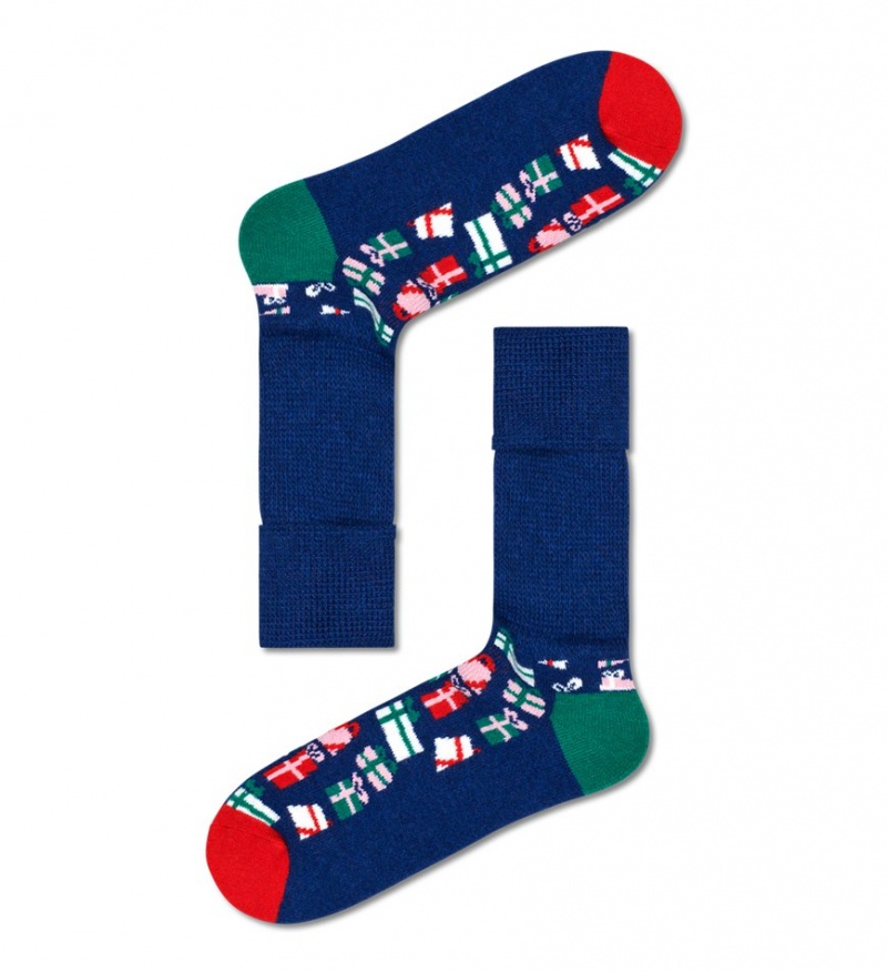 Happy Socks 1-Pack Holiday Cozy Gift Set Unisex Navy | Schweiz 04259EWAQ