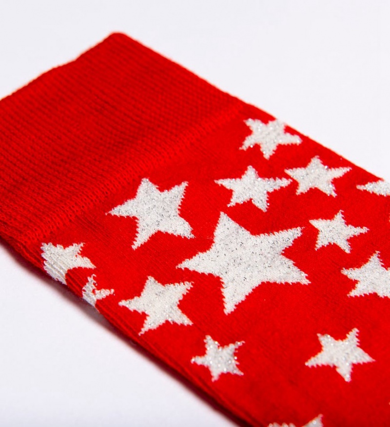 Happy Socks 1-Pack Stars Gift Set Unisex Rot | Schweiz 81732DLMV