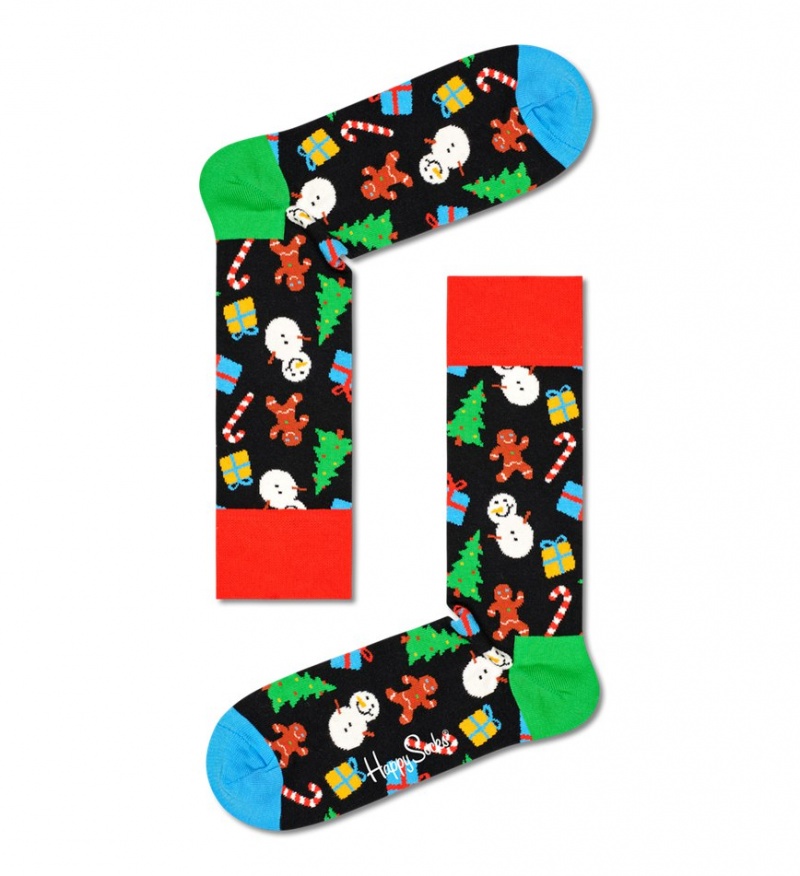 Happy Socks 2-Pack Big Dot Snowman Gift Set Unisex Rot | Schweiz 20715CUVS