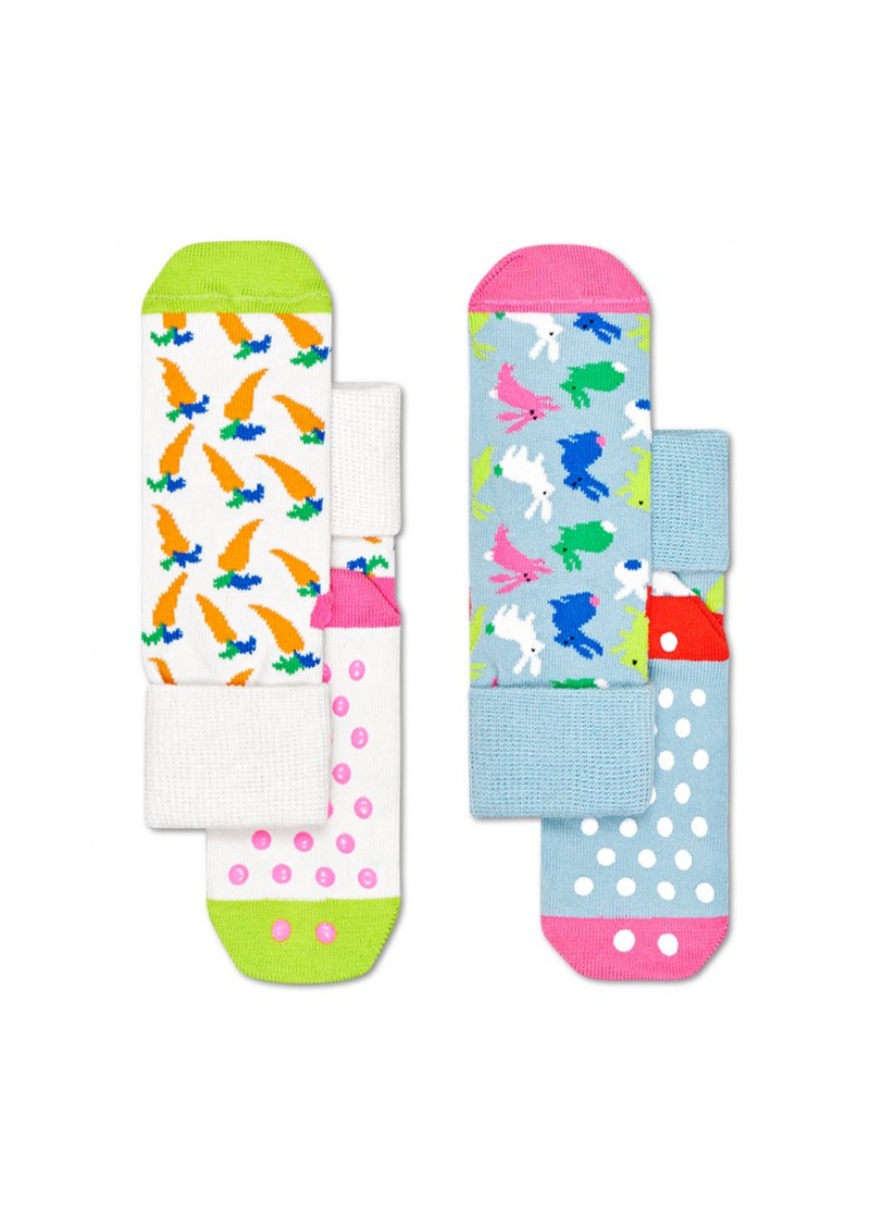 Happy Socks 2-Pack Bunny Anti-Slip Socken Kinder Mehrfarbig | Schweiz 35864VFGO