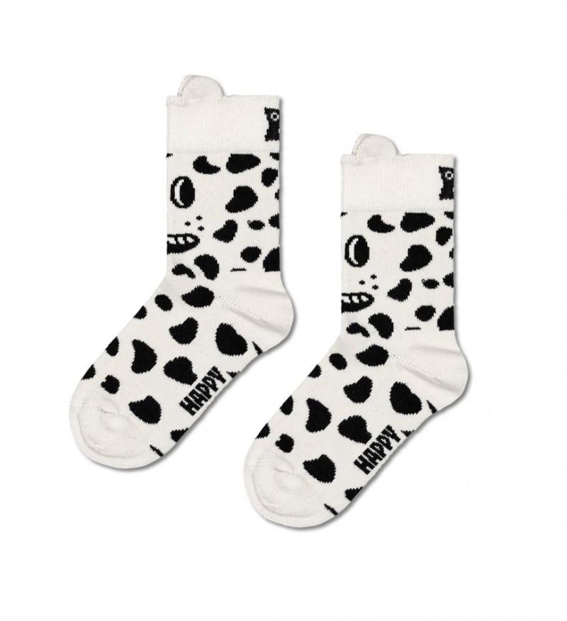 Happy Socks 2-Pack Cat & Dog Socken Kinder Weiß | Schweiz 50691EVHU