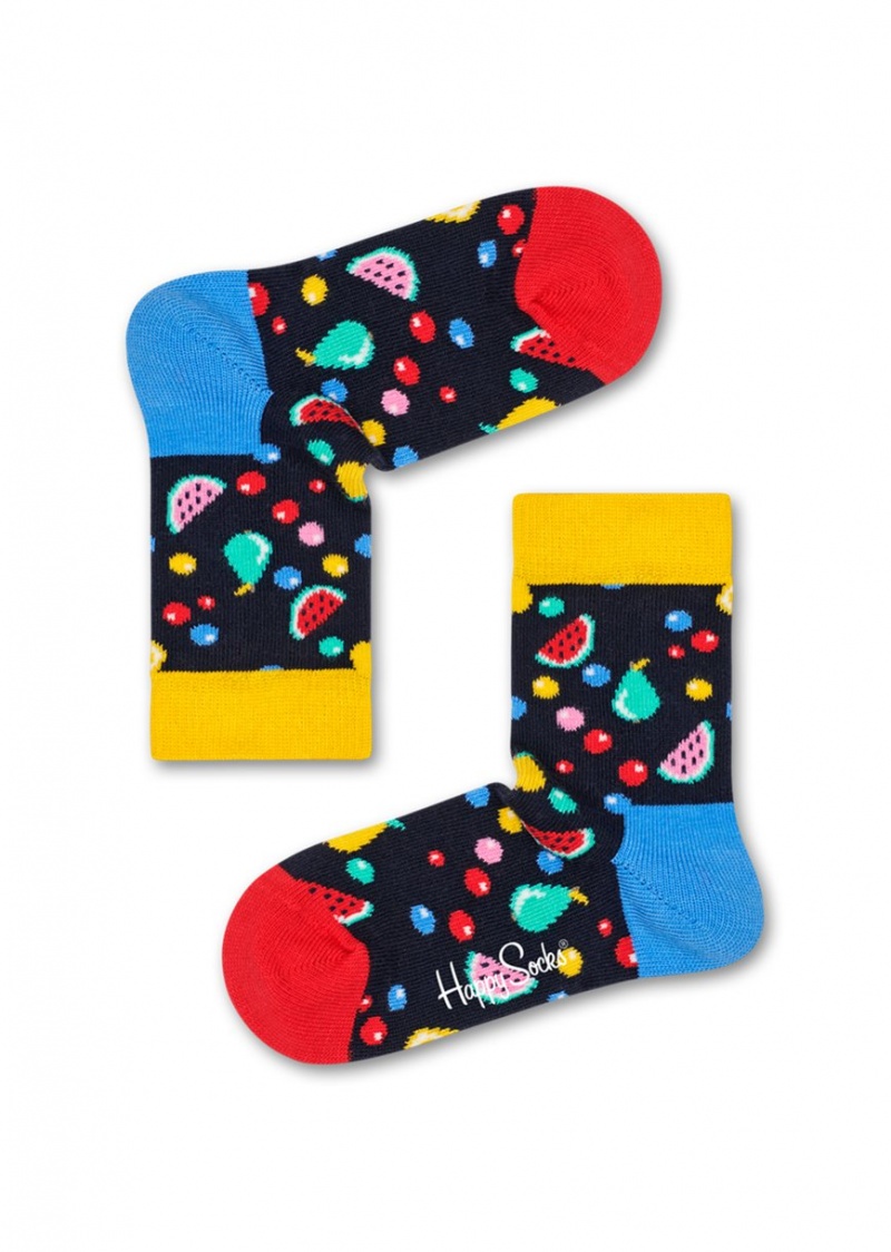 Happy Socks 2-Pack Cherry Socken Kinder Schwarz | Schweiz 68924MLIU