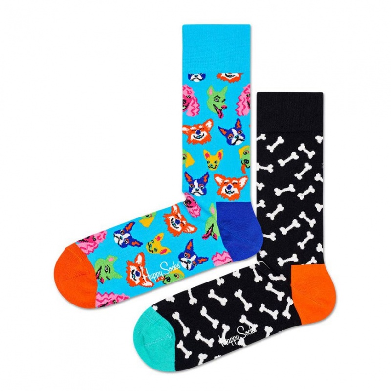 Happy Socks 2-Pack Dog Gift Set Unisex Türkis | Schweiz 67418CEXR