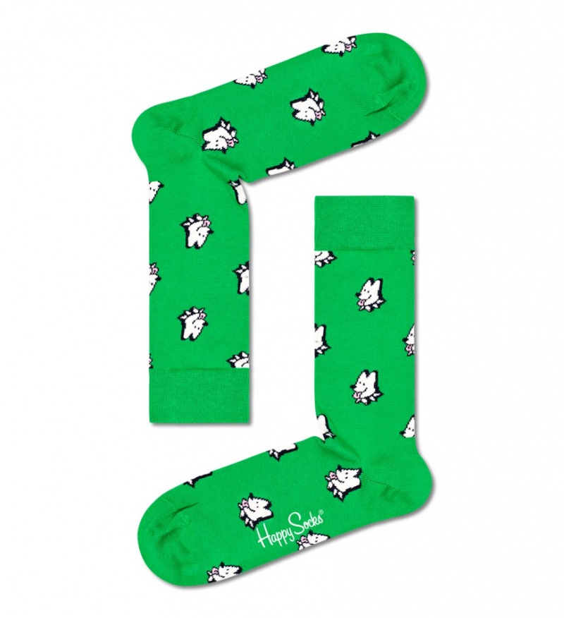 Happy Socks 2-Pack Dog Socks Gift Set Unisex Grün | Schweiz 61794UHDK