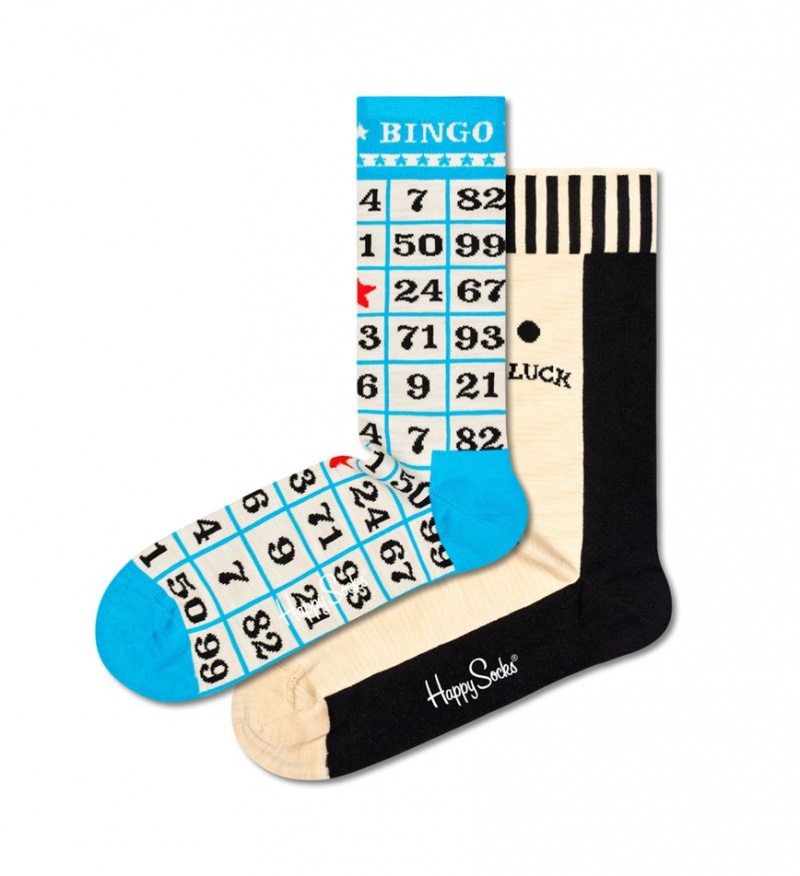 Happy Socks 2-Pack Feeling Lucky Socks Gift Set Unisex Türkis | Schweiz 37402ZJSW