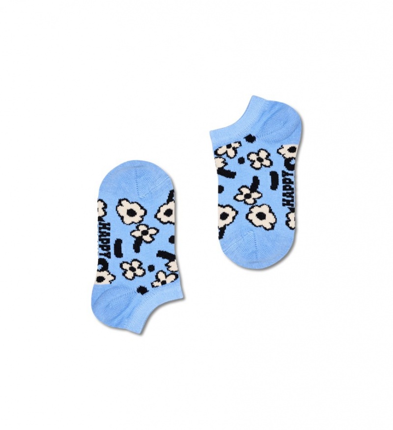 Happy Socks 2-Pack Flowers Low Socken Kinder Blau | Schweiz 23074APXN